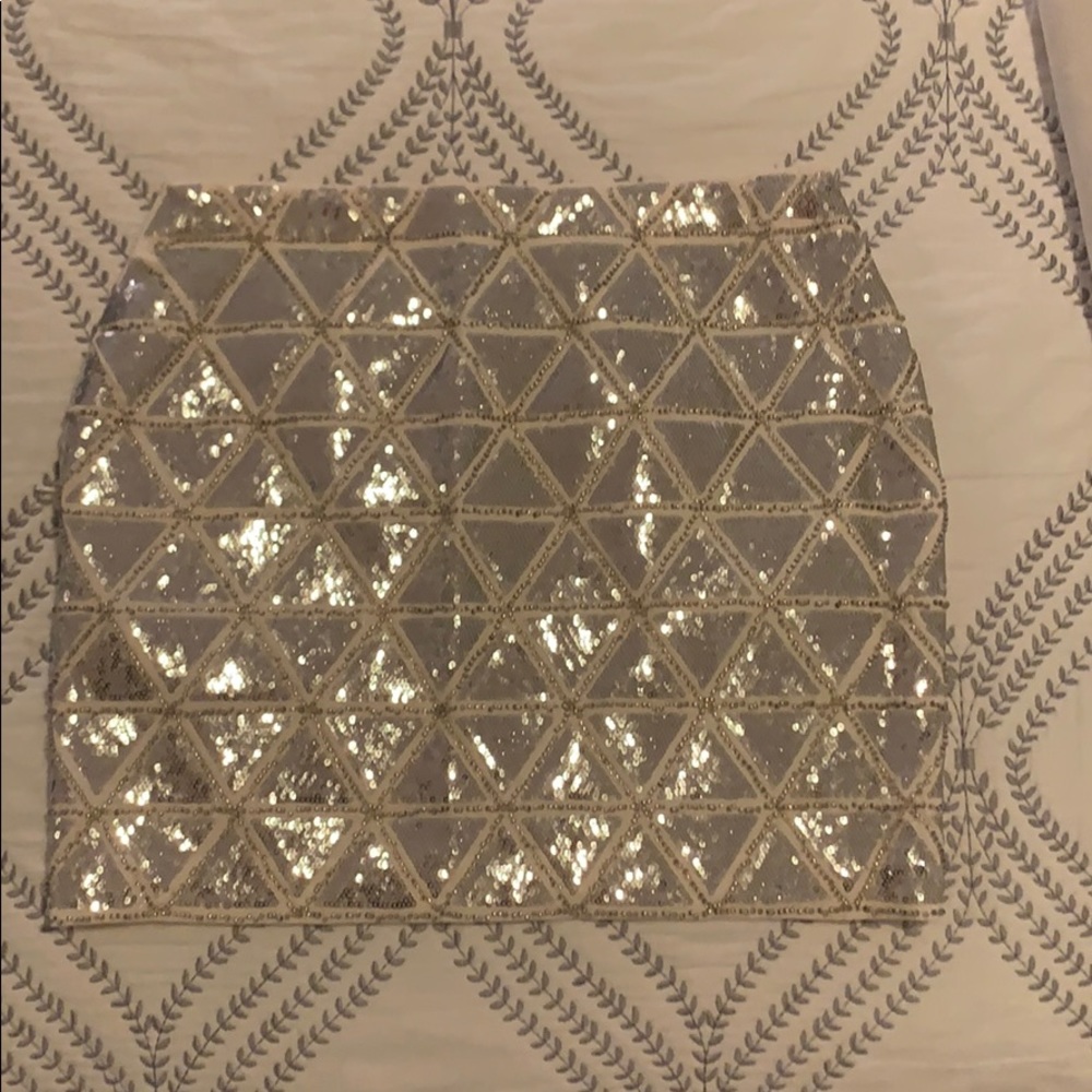 H&M sequin skirt